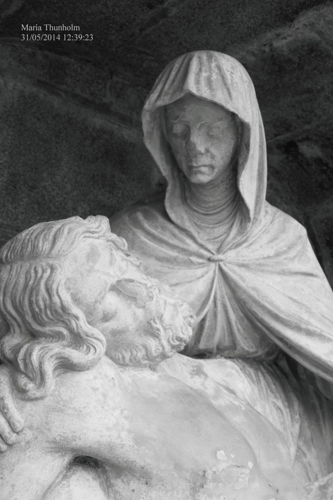 Marie et Jésus, Mauléon, les Deux-Sèvres, Poitou-Charentes, France.